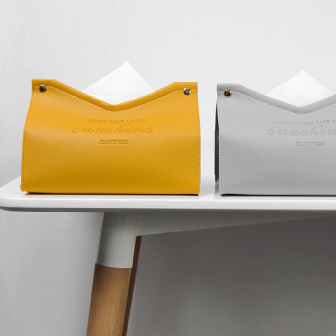 Elegant Kunstlæder Tissue Box til Moderne Indretning