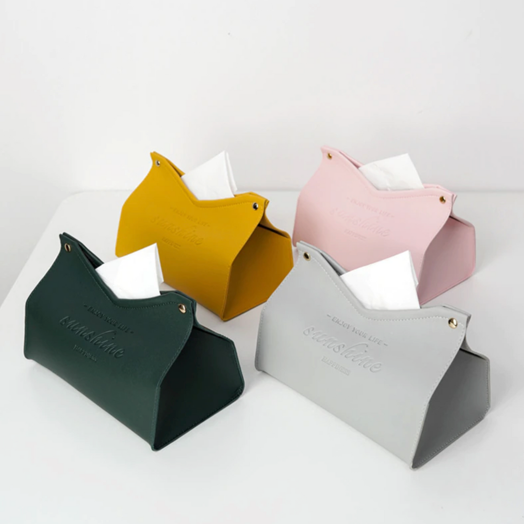 Elegant Kunstlæder Tissue Box til Moderne Indretning