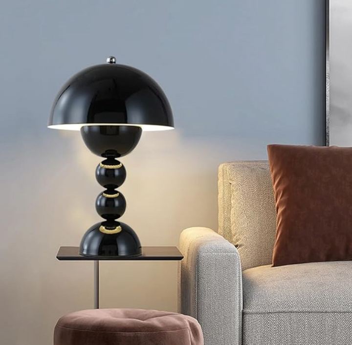 Dimmbar Svampeformet LED Bordlampe - USB Genopladelig Skandinavisk Design