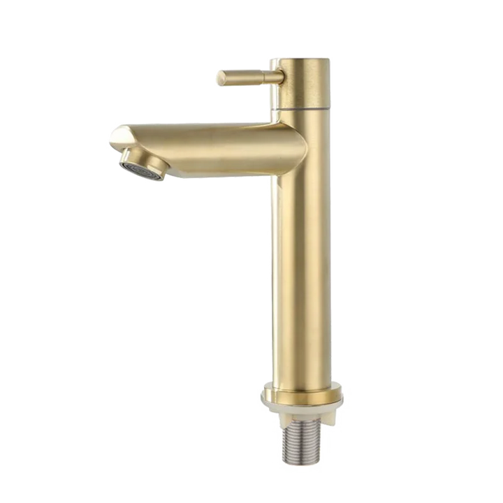 Stainless Steel Vask Faucet med Enkelt Greb og Miljøvenligt Design