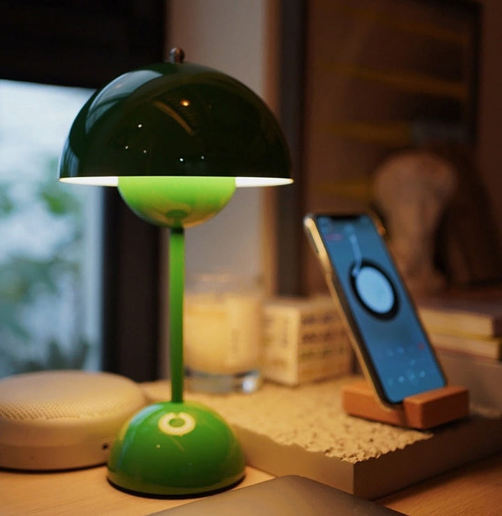 Trådløs Blomsterkrukke Lampe med LED Belysning
