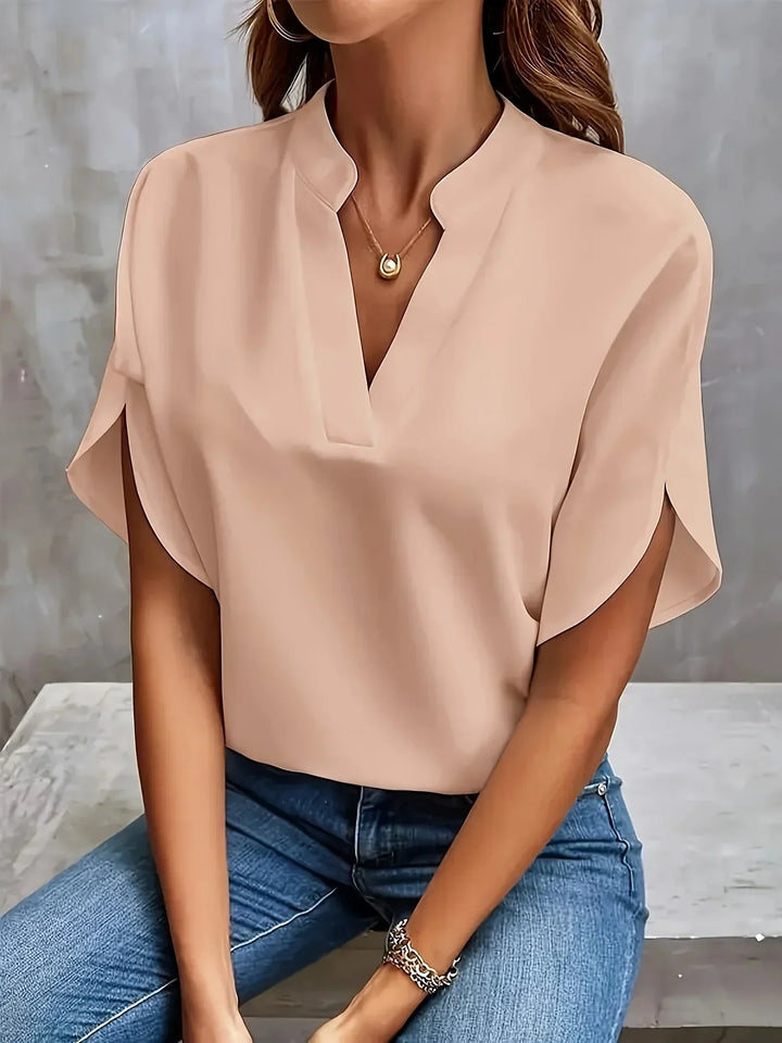 Thalia™ | Elegant Bluse med Skræddersyet Snit