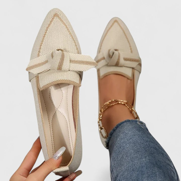 Felicia | Dame Orthopædiske Spidse Slip-ons med Knote