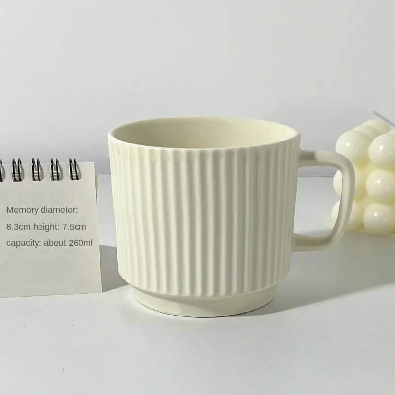 Keramisk Kaffe Kop 9 oz i Macaron Farver