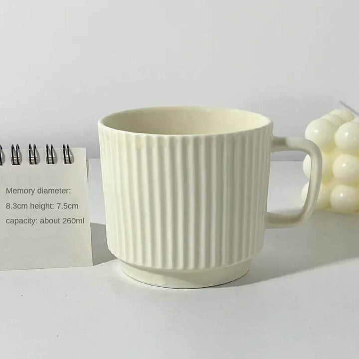 Keramisk Kaffe Kop 9 oz i Macaron Farver