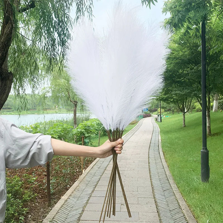 100 cm Kunstig Pampas Græs Buket til Bryllupsdekoration