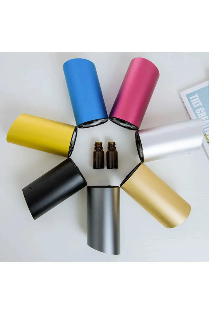 Elegant Metallic Aroma Diffuser og Luftfugter med USB-opladning