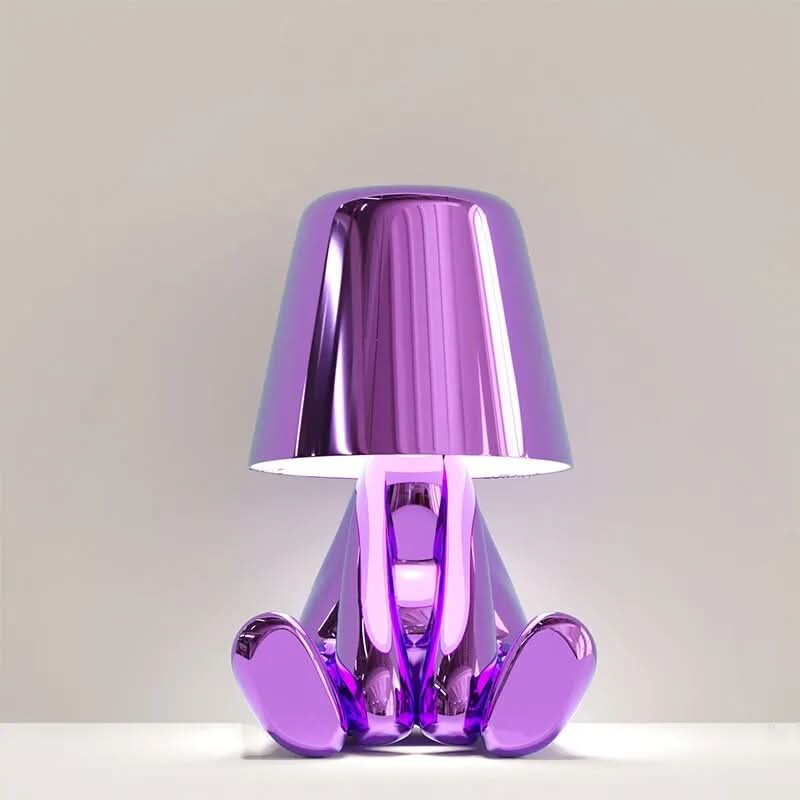 Thinker Bordlampe i Resin med Varm Hvid LED Lys