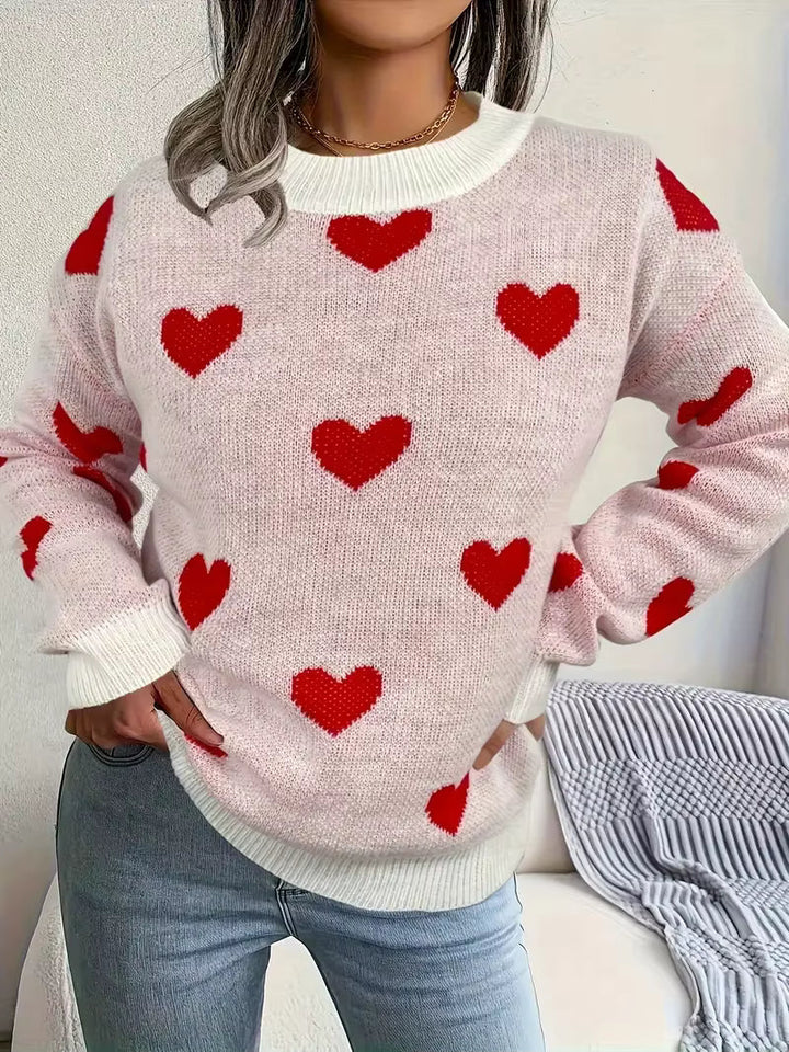 Katherine™ | Elegant Hjerter Sweater