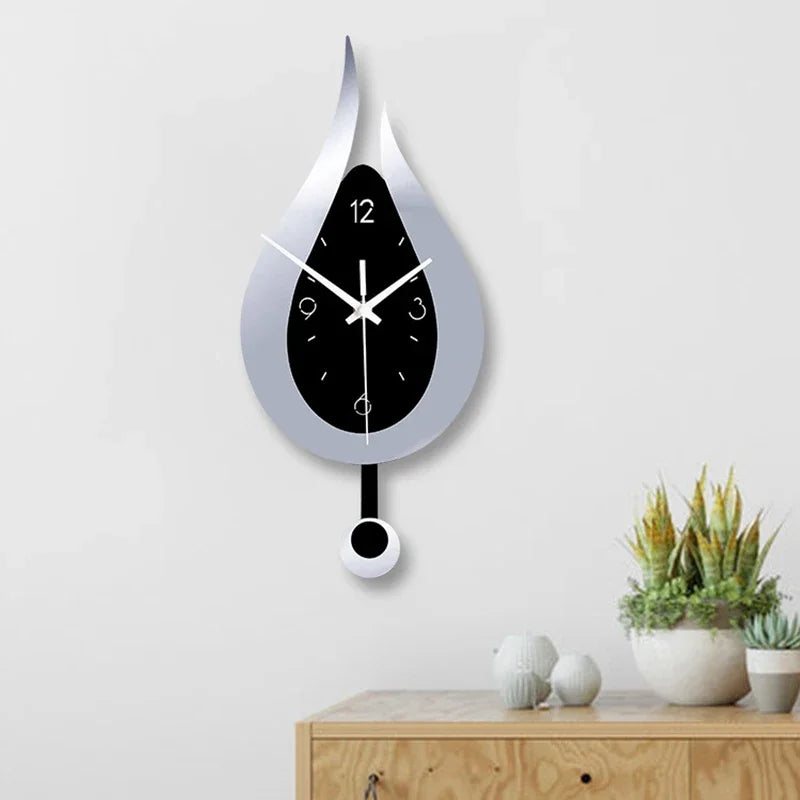 Elegant Moderne Vægur med Unikt Design
