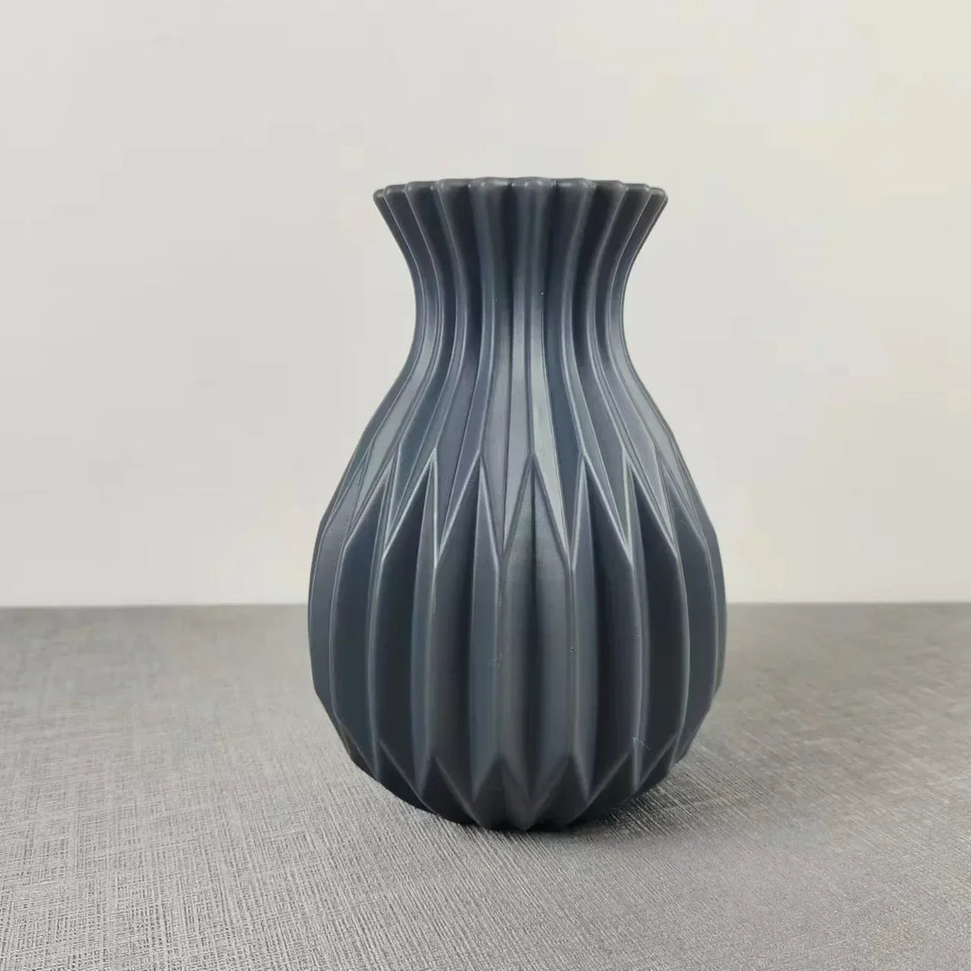 Moderne Plast Blomster Vase - 10 cm Nutidigt Design