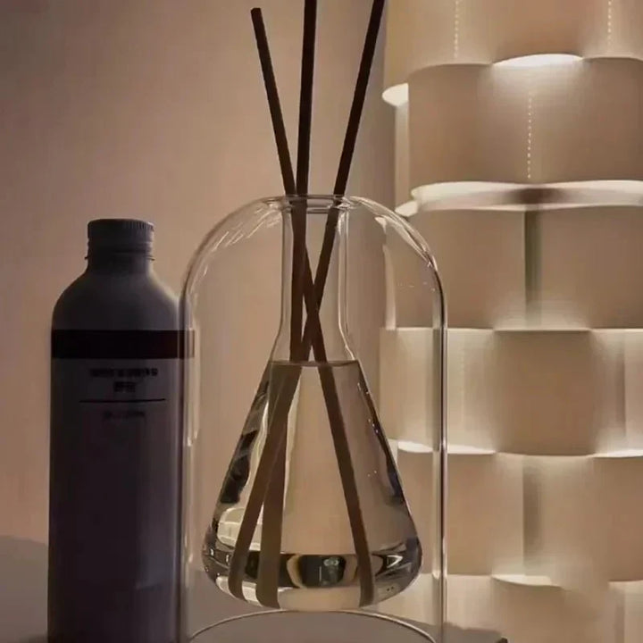 Dobbelt Glas Æterisk Oliediffuser med Elegant Design
