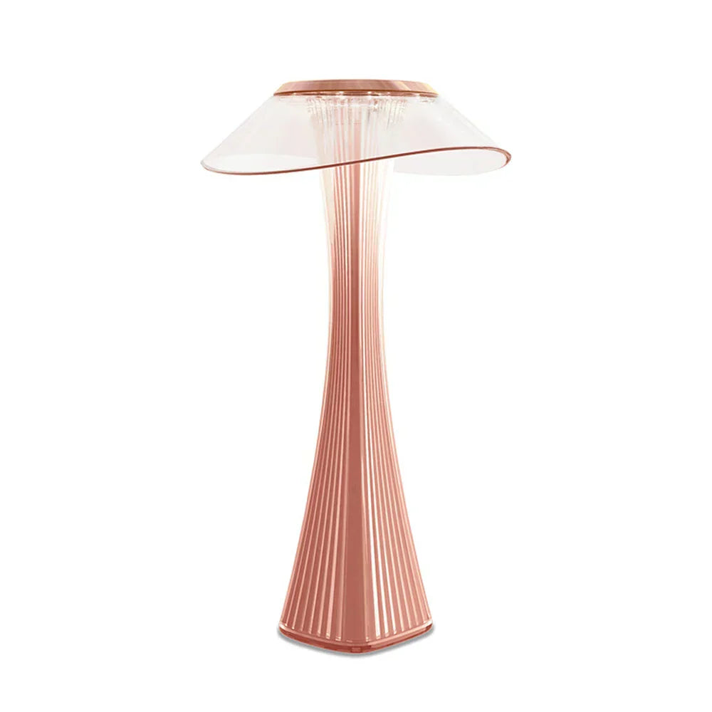 Genopladelig LED Skrivebordslampe med Justerbar Farvetemperatur og Minimalistisk Design