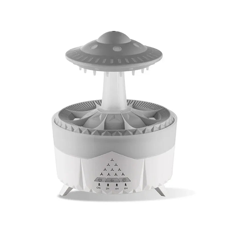 Ultralyd Aromaterapi Luftfugter med Fjernbetjening - Moderne UFO-design