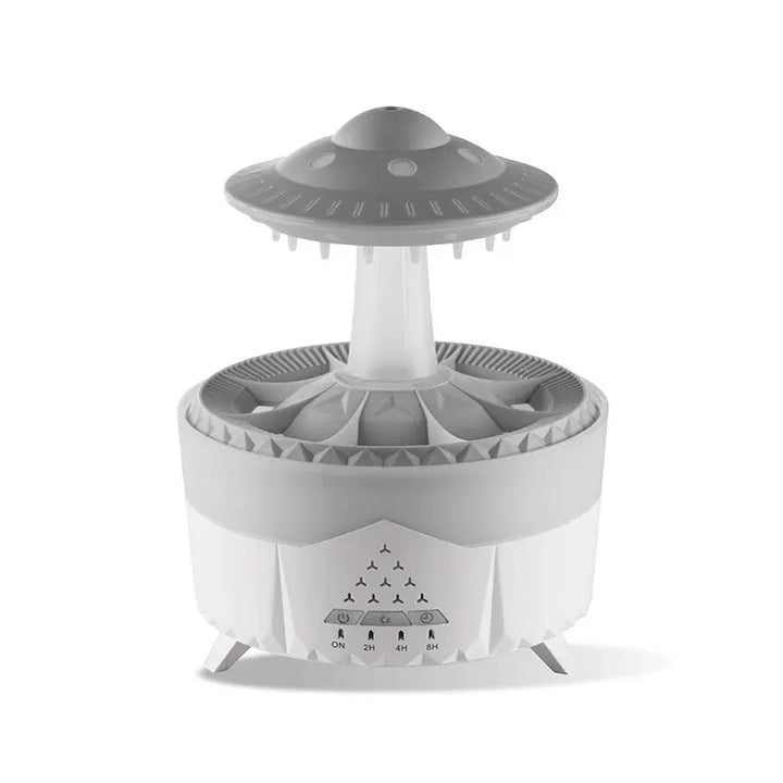 Ultralyd Aromaterapi Luftfugter med Fjernbetjening - Moderne UFO-design
