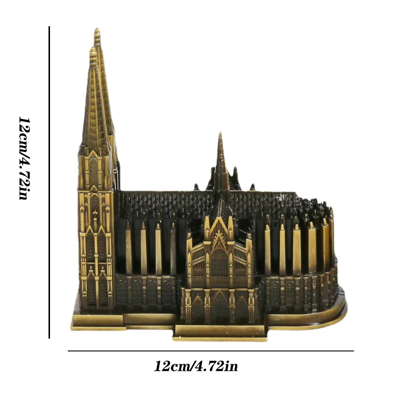 Antik Bronze Model af Köln Katedral