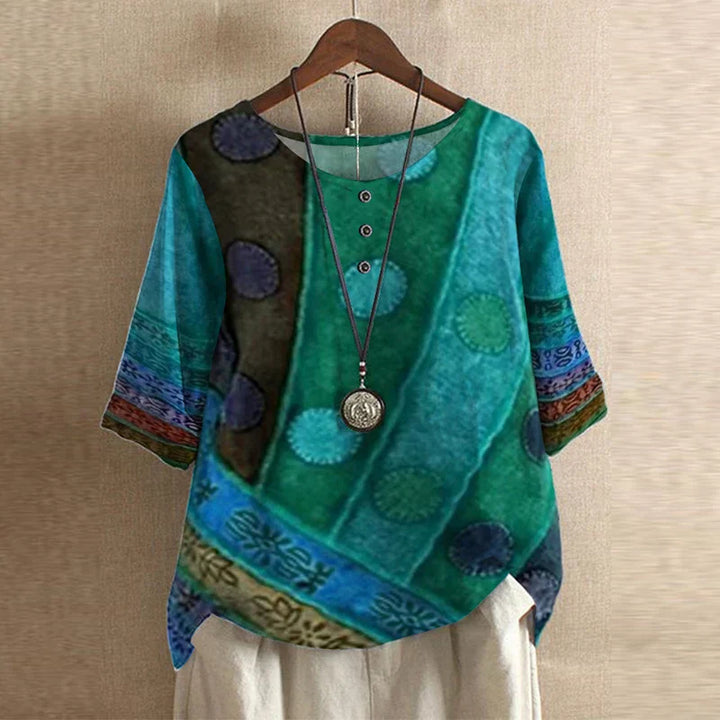 Anya™ | Retro-inspireret Bluse