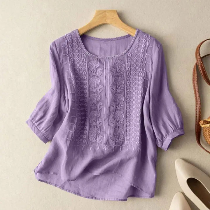 Sonia™ | Floral Afslappet Bluse