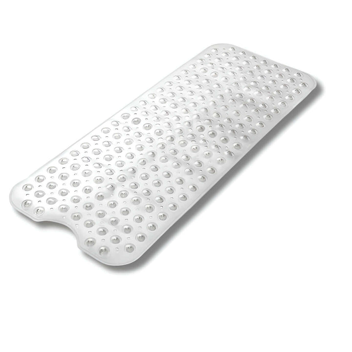 Antiskrid Silikone Bademåtte med Sugekopper - Transparent Design