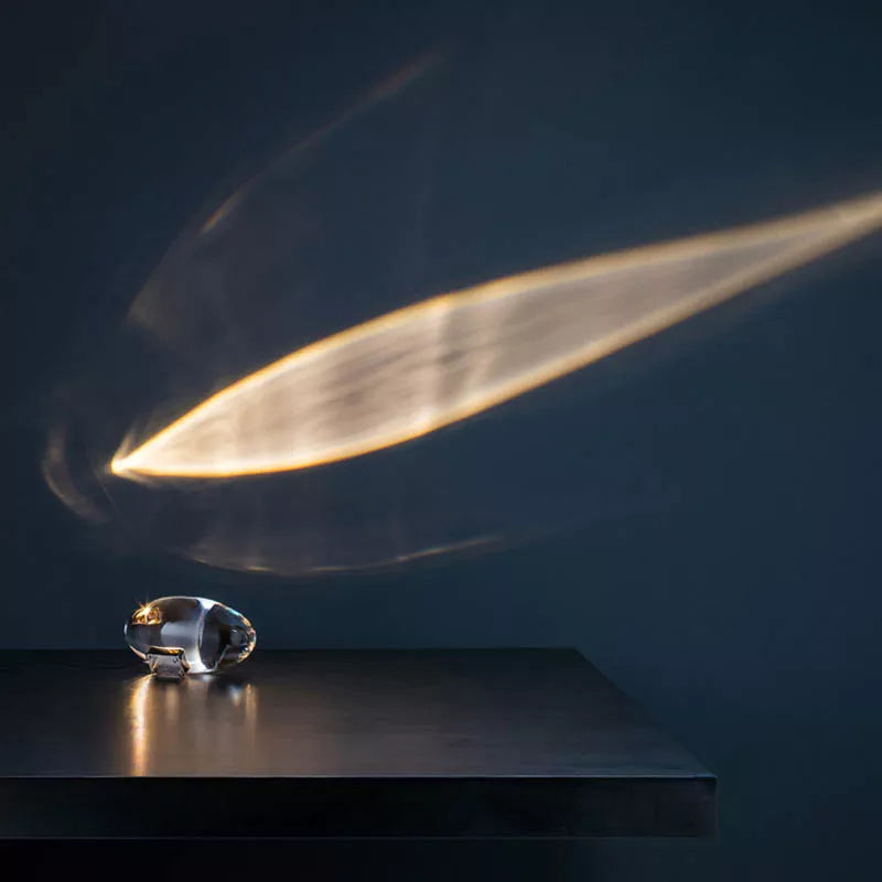 Krystal Bordlampe med Øje af Himlen Motiv