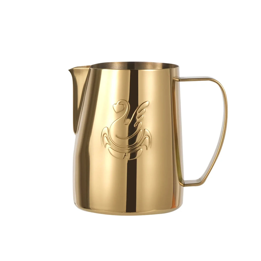 Rustfrit Stål Mælkeskummer 600ml til Espresso og Latte Art