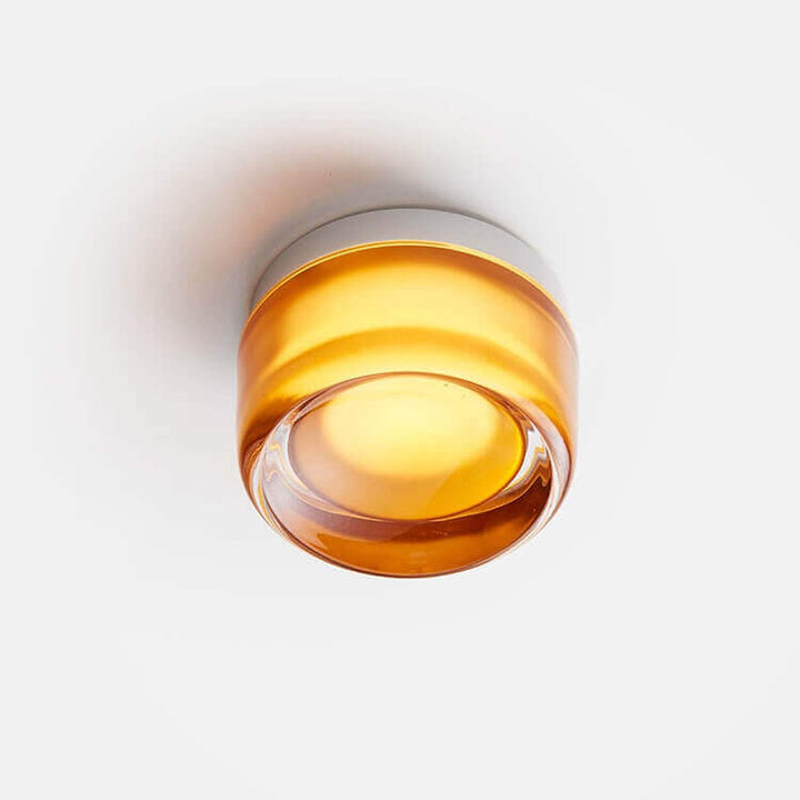 Ribbet Plexiglas Væglampe med Metalramme