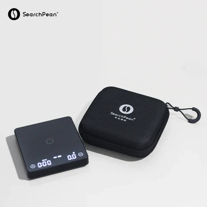 Digital Kaffevægt med Timer, 2 kg Kapacitet, USB Opladelig, Præcision til 0,1 g