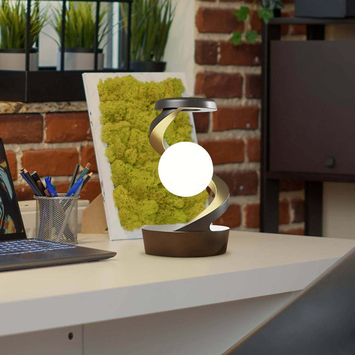 Trådløs LED Bordlampe med Minimalistisk Design og Varm Glød