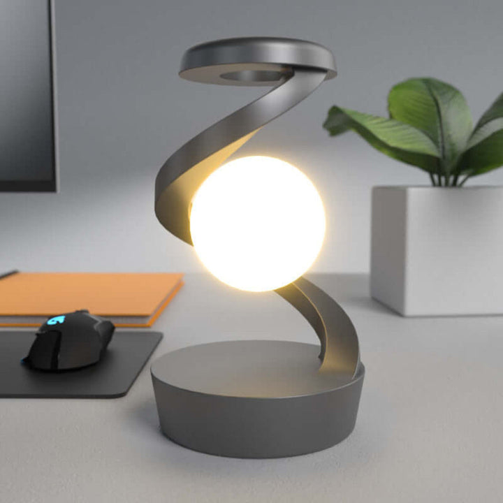 Trådløs LED Bordlampe med Minimalistisk Design og Varm Glød