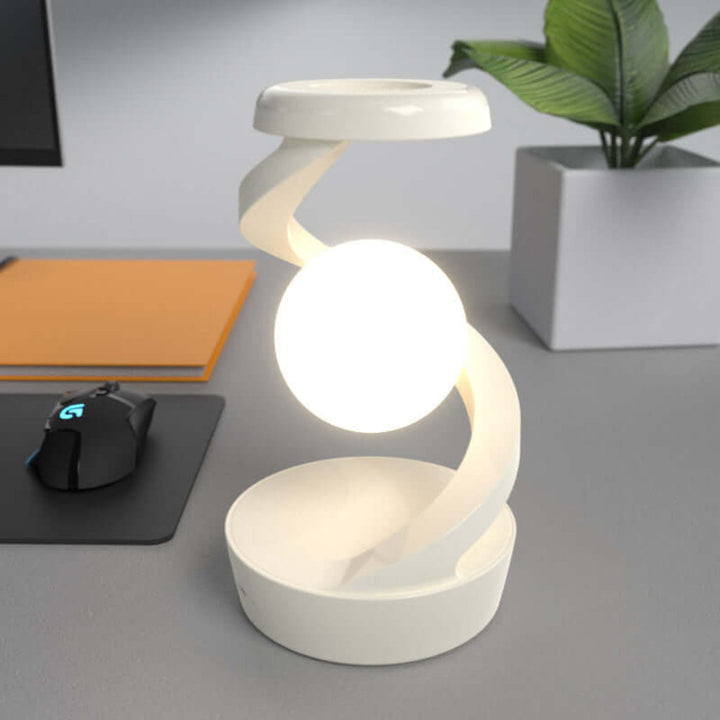 Trådløs LED Bordlampe med Minimalistisk Design og Varm Glød