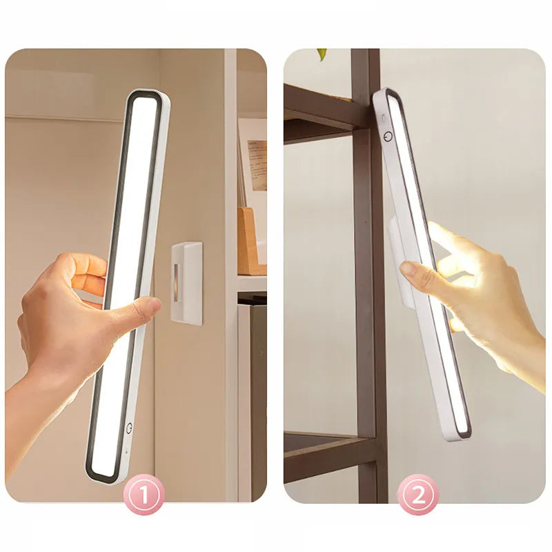 Trådløs Genopladelig LED Lysstribe med Magnetisk Montering