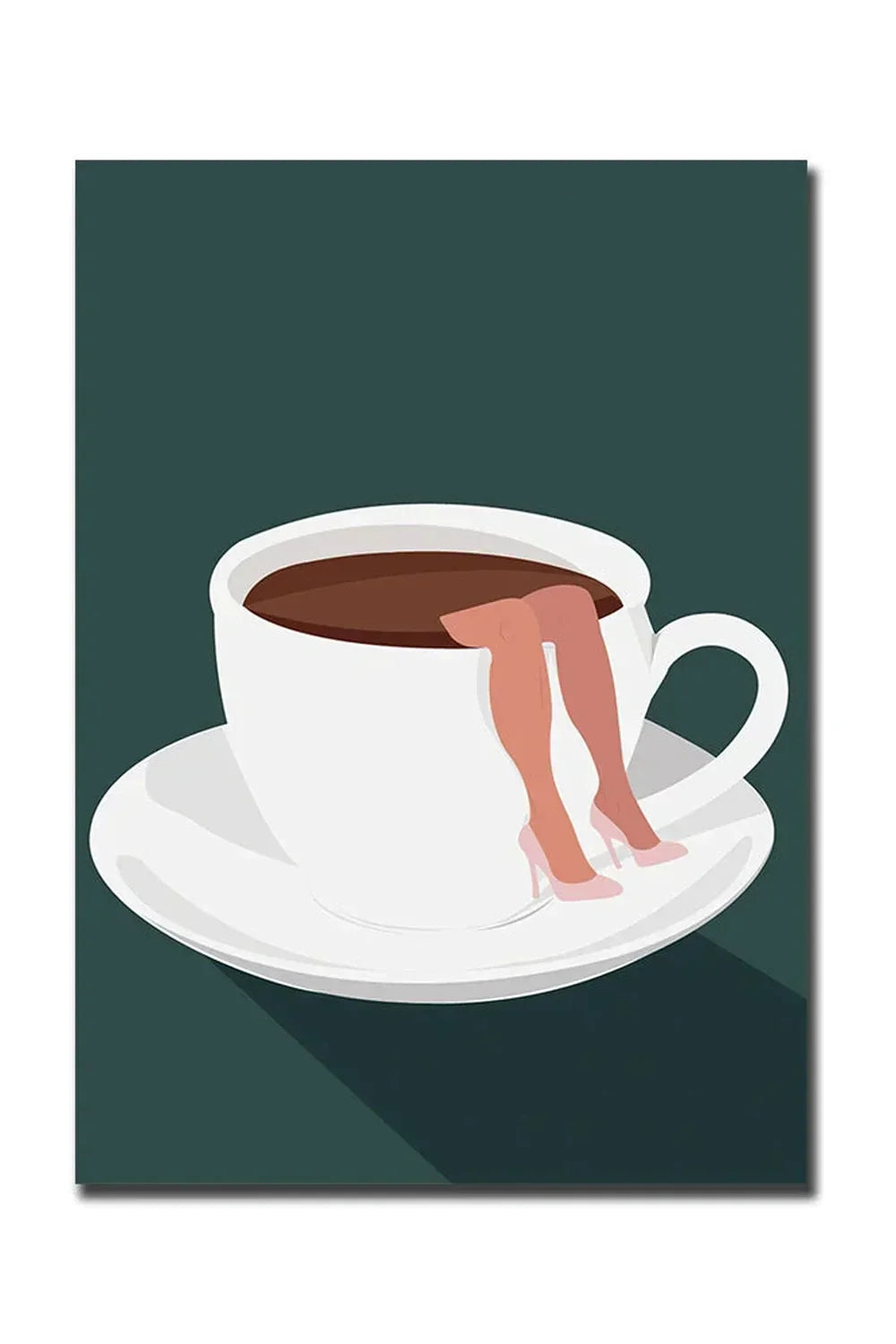 Kaffe Lærred Væg Kunst i Høj Kvalitet