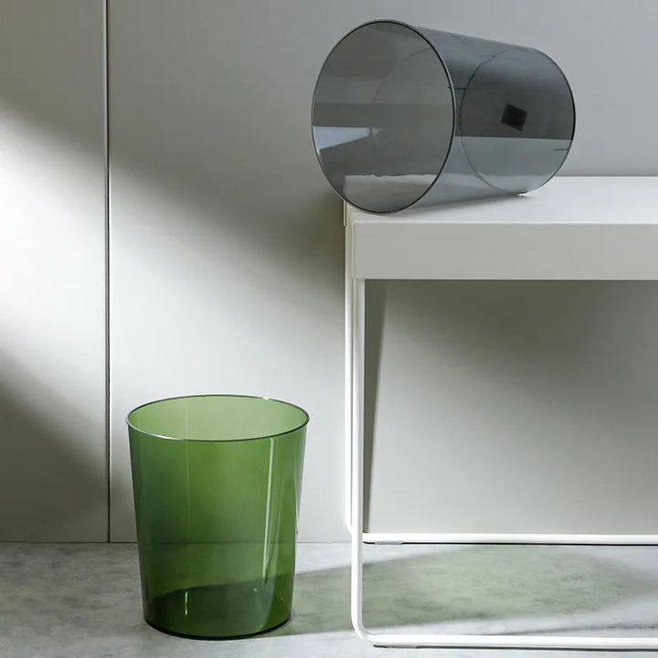 Farvet Transparent Akryl Affaldscontainer