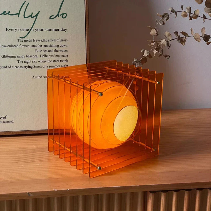 Geometrisk Genopladelig Bordlampe med Blødt Lys