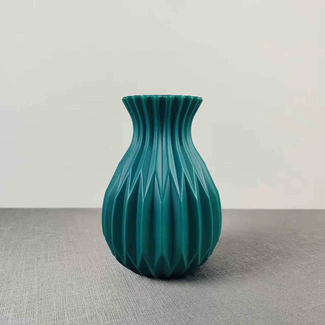 Moderne Plast Blomster Vase - 10 cm Nutidigt Design
