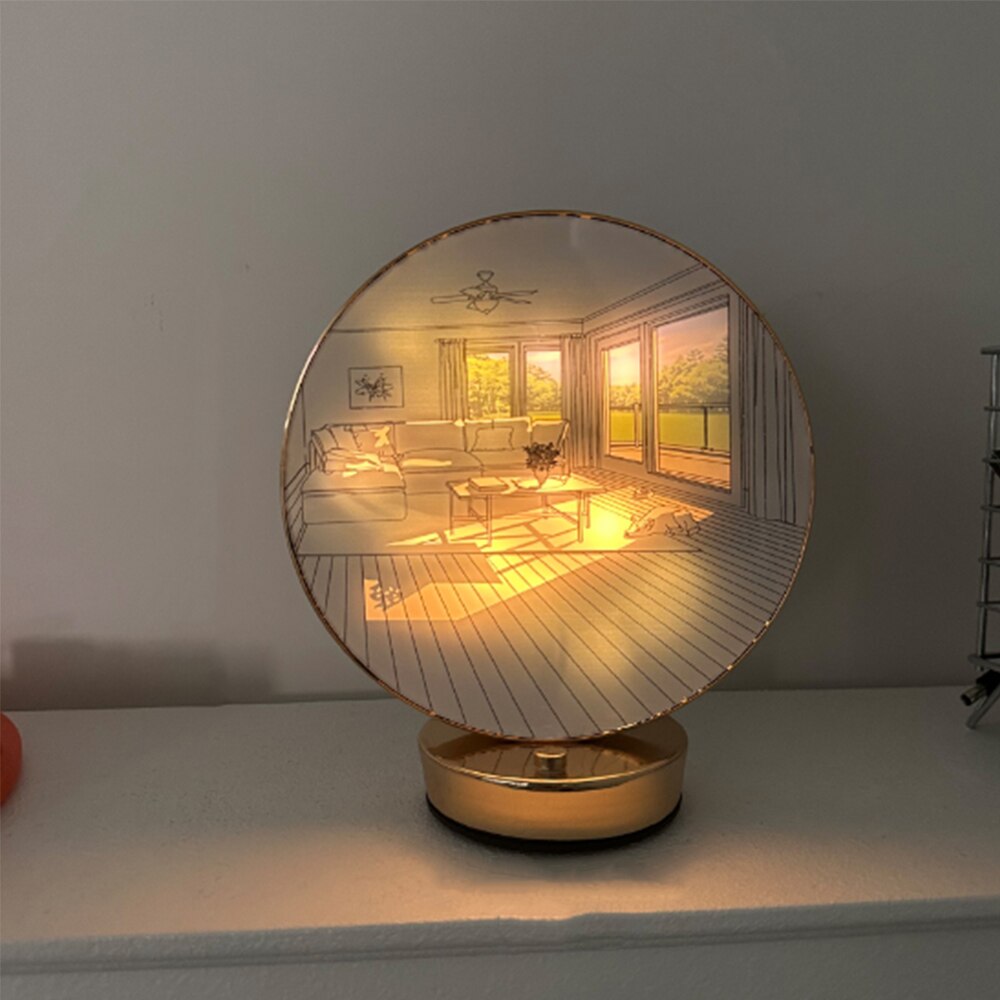 Moderne Dæmpbar Bordlampe med Touch-Funktion