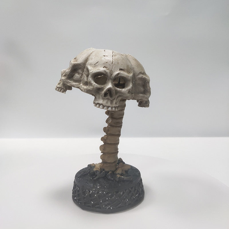 Skeletkranium Bordlampe med Skyggeprojektion