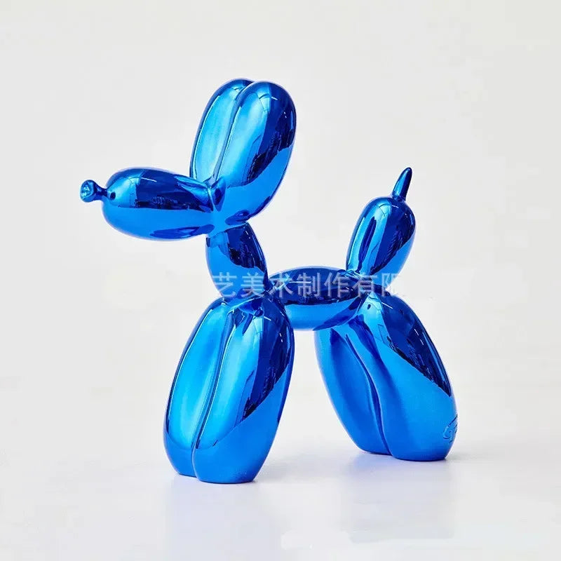 Håndlavet Harpiks Balloon Dog Skulptur i Moderne Design