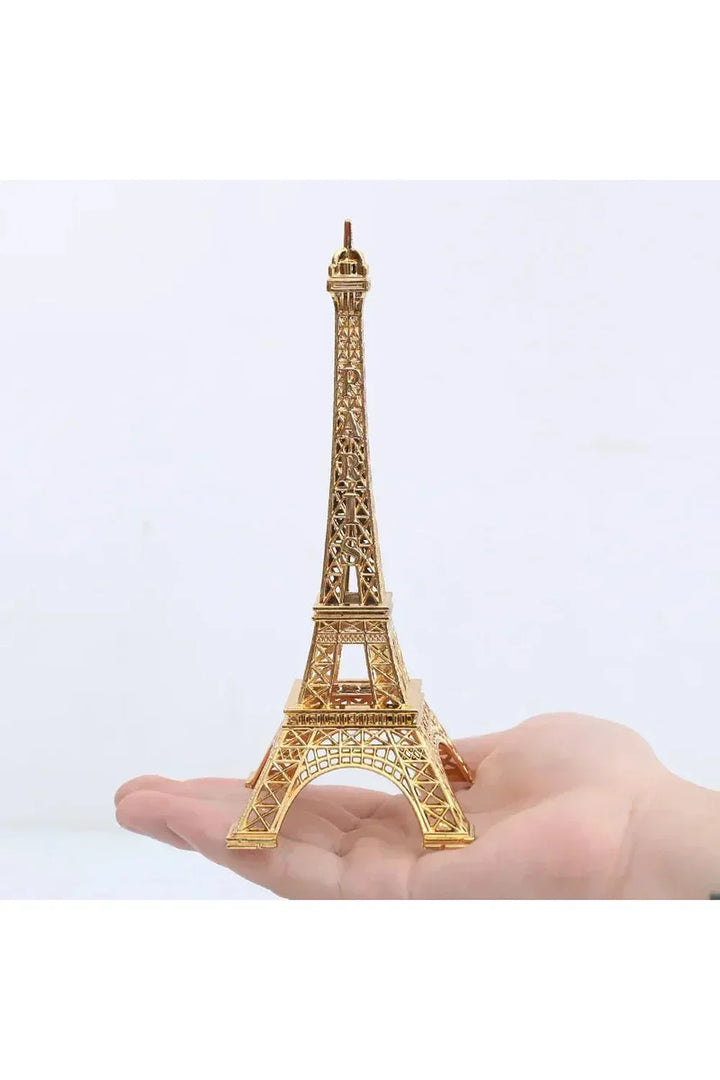 Elegant Metal Eiffel Tårn Figur 30,5 cm
