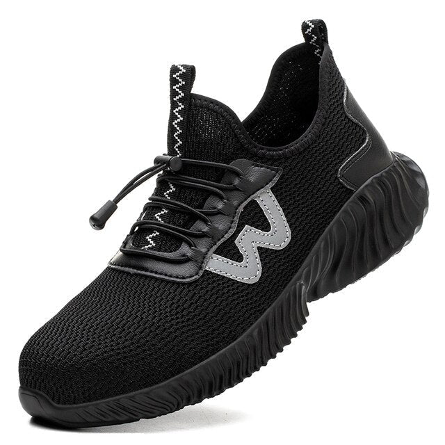 Sikkerhedssko til herrer i sporty design
