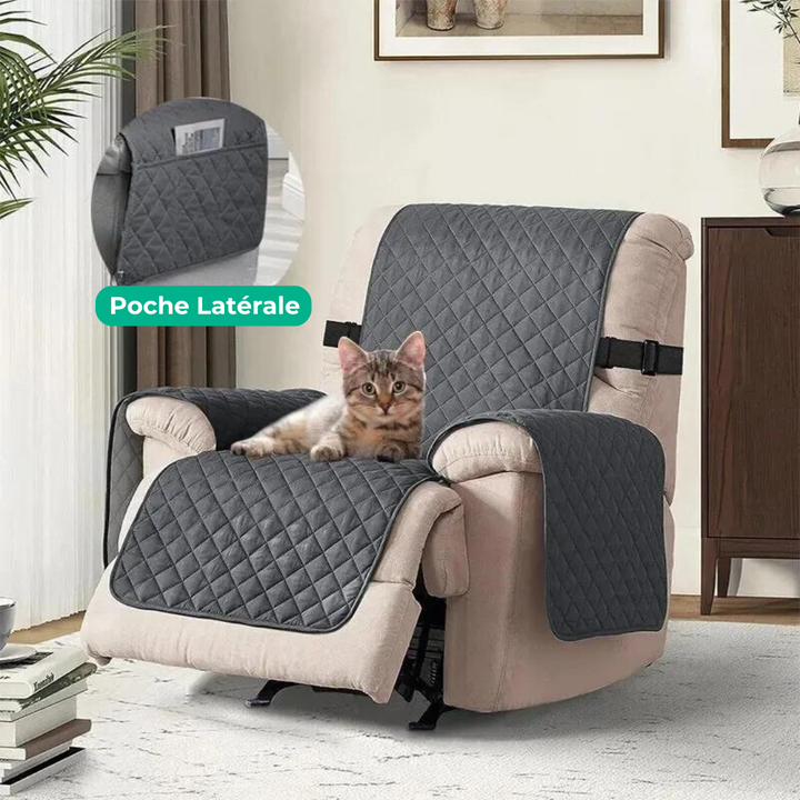 Mikrofiber Lænestolsbetræk med Antiskrid og Vandafvisning