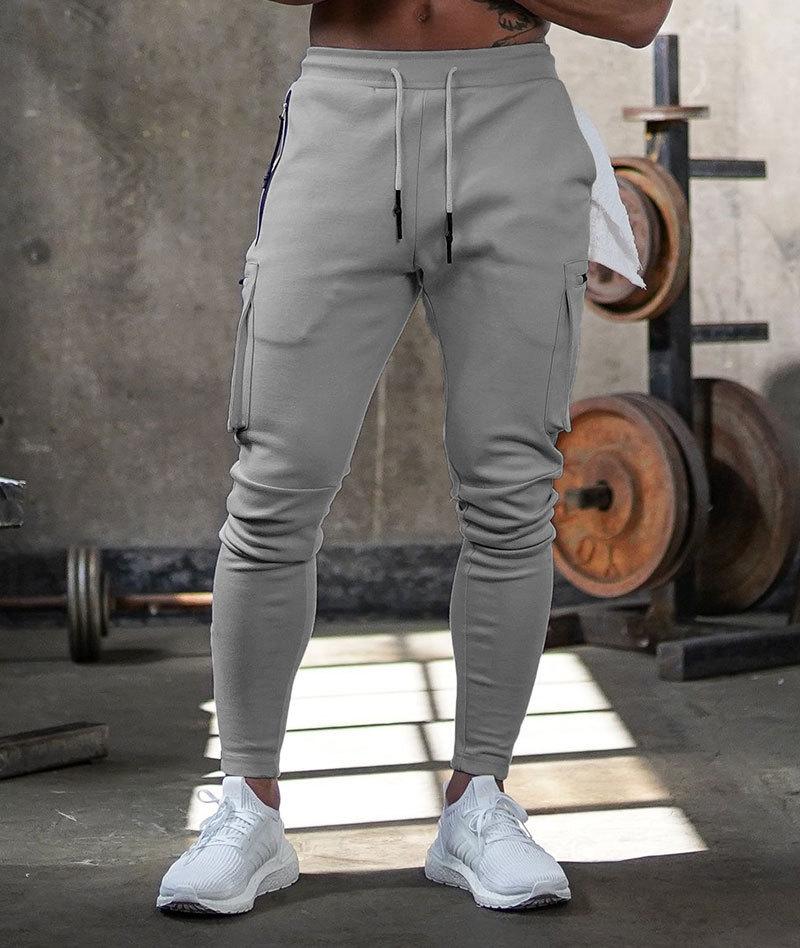 Sportshose med Reißverschluss-Taschen og Slank Snit