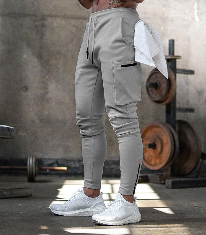 Sportshose med Reißverschluss-Taschen og Slank Snit