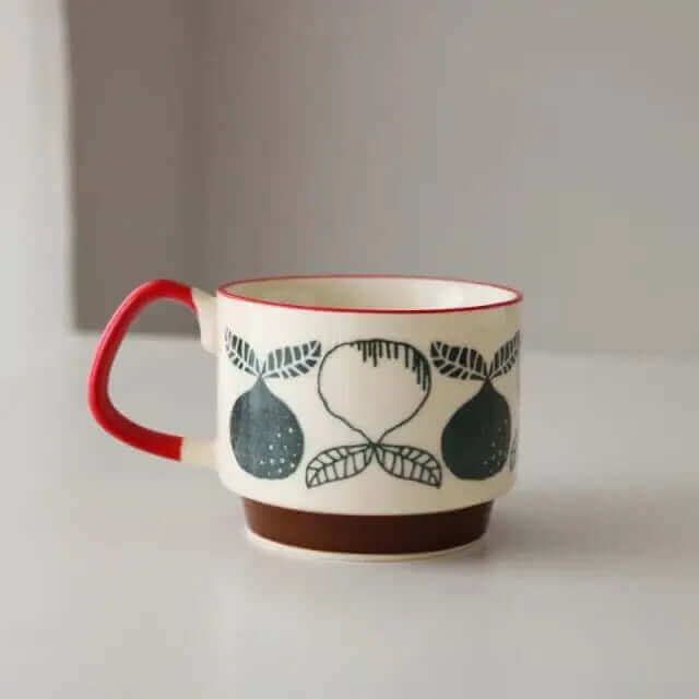 Retro Keramiske Kaffe Kopper i Mid-Century Modern Design – 8 Unikke Mønstre
