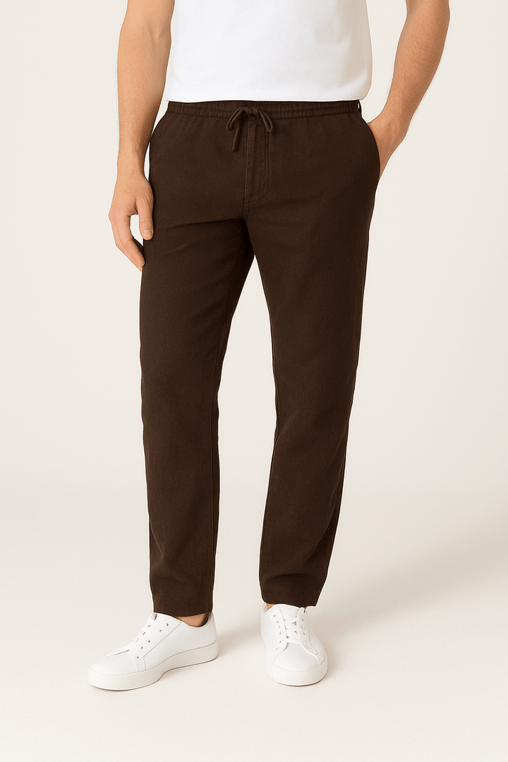 Tapered Hose med Kordelzug og Bequem Bund