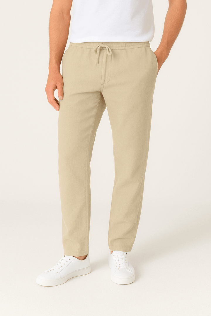 Tapered Hose med Kordelzug og Bequem Bund