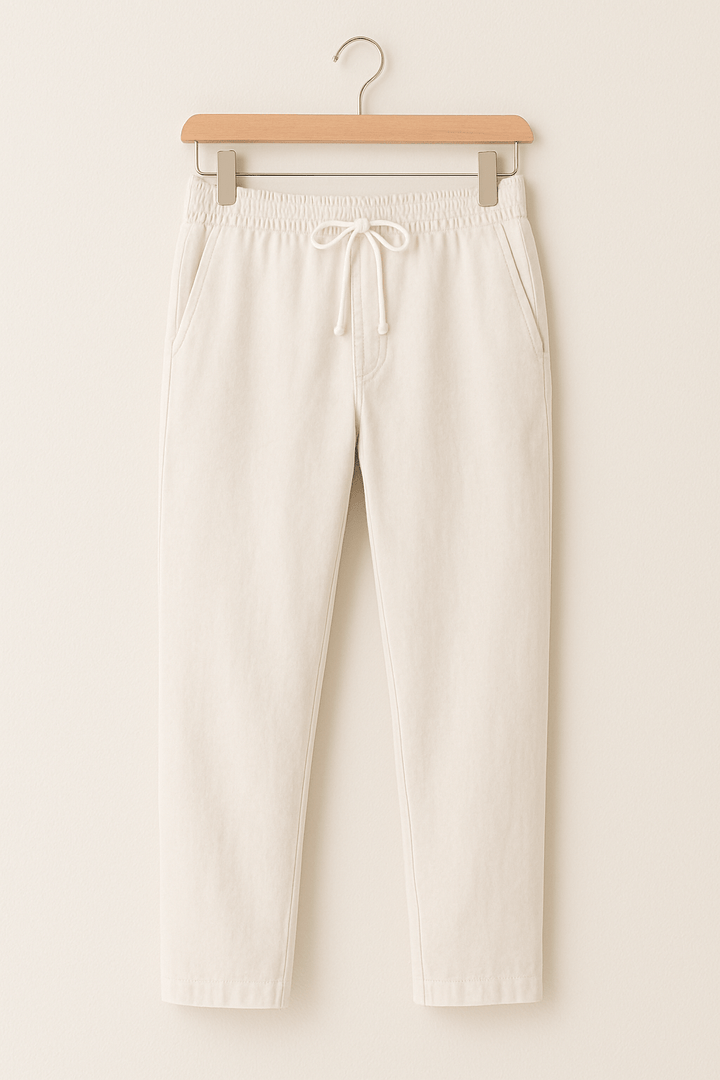 Tapered Hose med Kordelzug og Bequem Bund