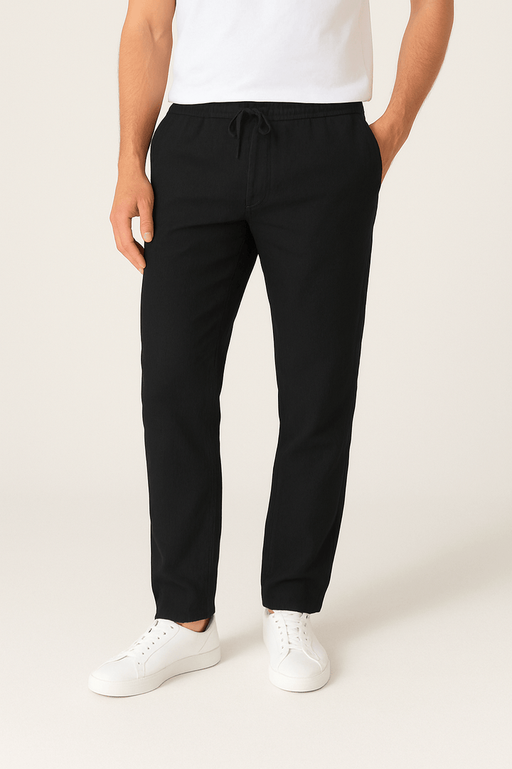 Tapered Hose med Kordelzug og Bequem Bund