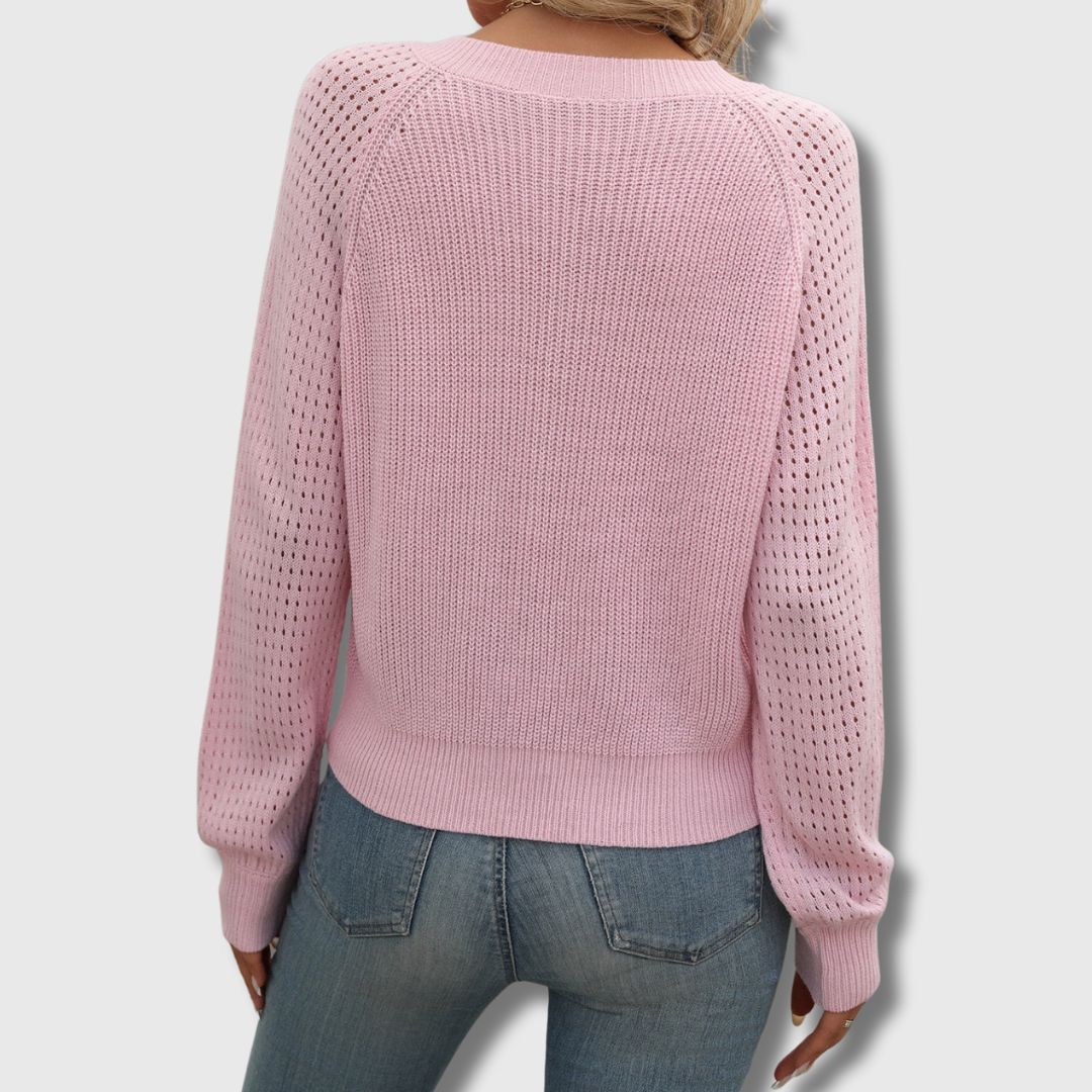 Jade™ | Elegant V-Hals Sweater