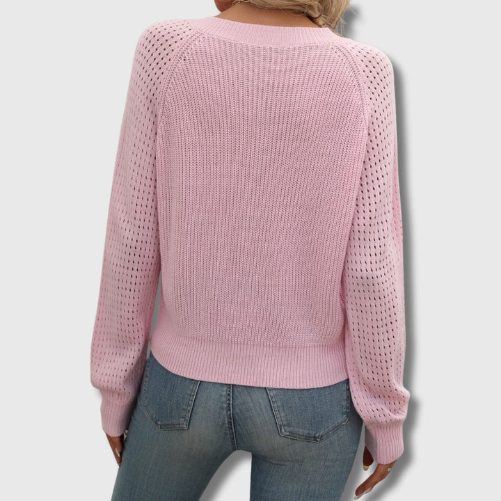 Jade™ | Elegant V-Hals Sweater